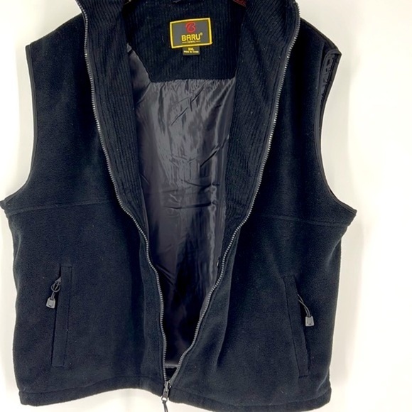 BARU Sports fleece full zip Black Size 3X Lined fast - Picture 4 of 12